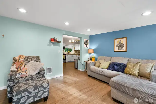 Bright open living room with lots of natural light