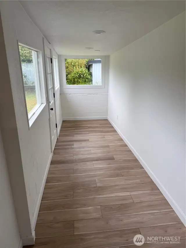 Enclosed porch