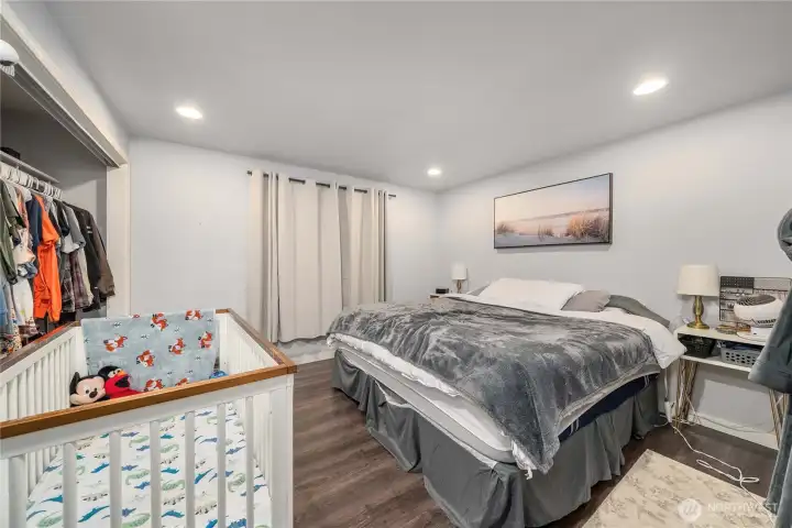 Unit 2 - Spacious bedroom layout provides room for larger furniture and flexible setup. Modern finishes and energy-efficient lighting offer comfort for long-term renters or owner-occupants.