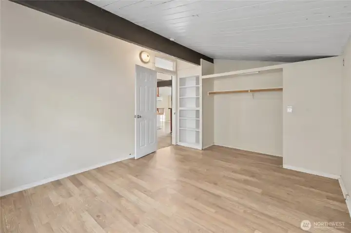 First bedroom located on the main floor.