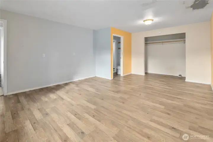 Second bedroom located on the lower floor.