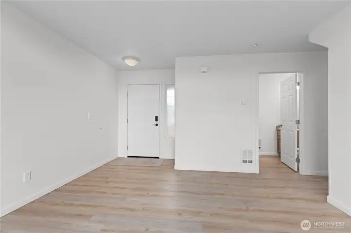 New flooring throughout