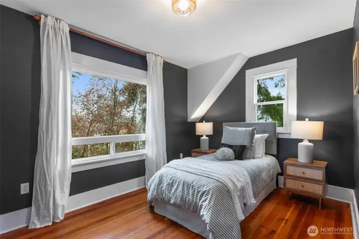 Bedroom 2 faces south