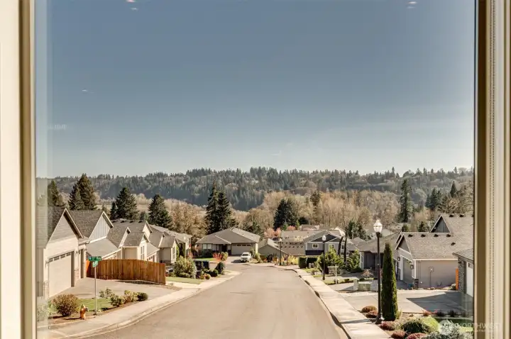 View from main level