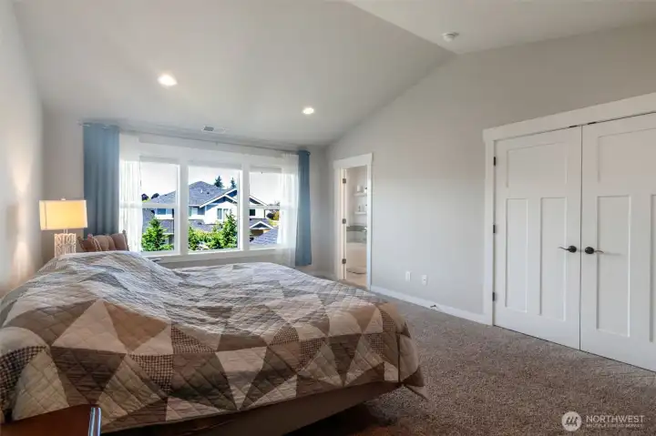 Primary Suite With Walk In Closet