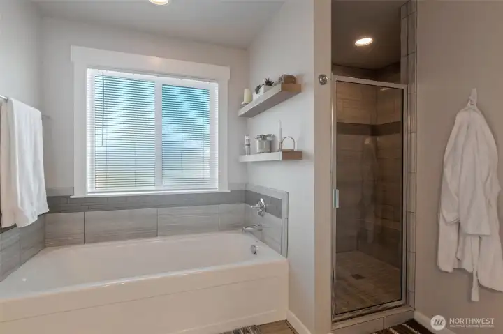 Primary Bathroom With Soaking Tub