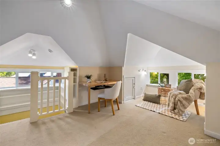 Finished attic