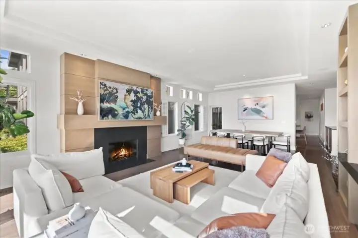 Featuring entertainment-sized living areas that flow effortlessly into the dining retreat.