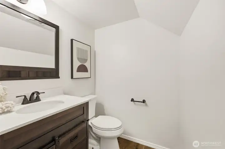 1st floor 1/2 bath. 1st floor 1/2 bath.
