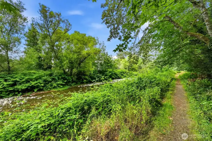 Raging River path Raging River path