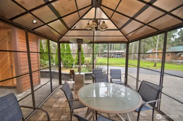 METAL GAZEBO ON THE LOT