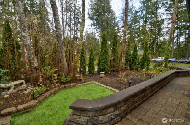 BACK SIDE OF THE OUTDOOR KITCHEN