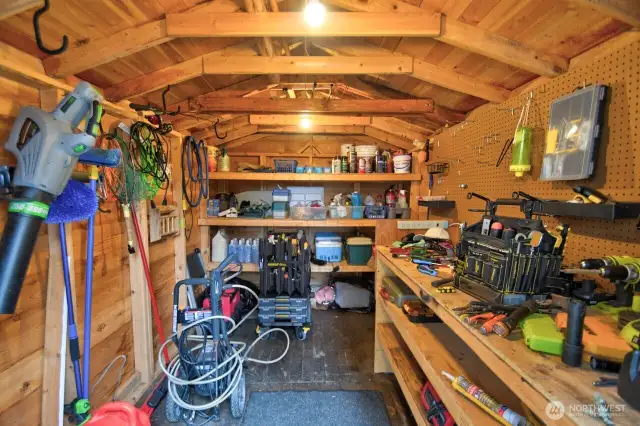 INSIDE SHED #2 GREAT FOR STORAGE