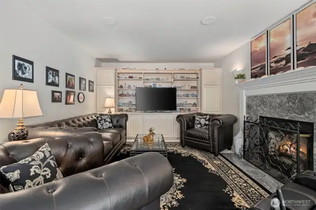 Family Room just off the kitchen.