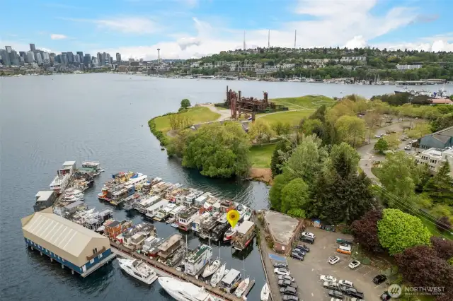 Adjacent to Gasworks Park