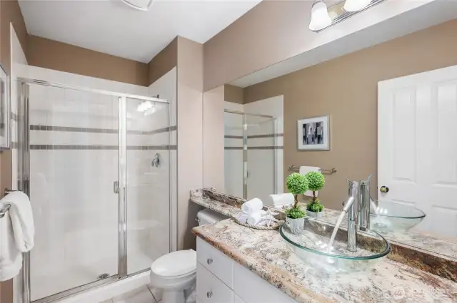 Main floor 3/4 bathroom.