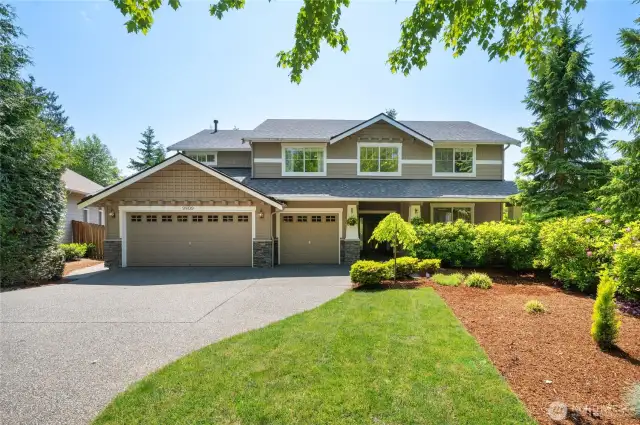 This home features a spacious 3-car garage with overhead storage.