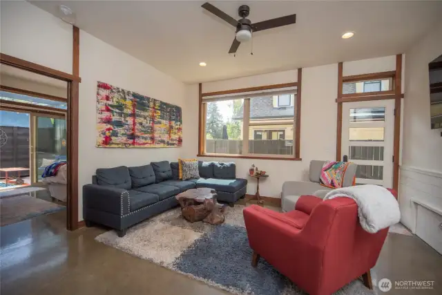 Open concept, modern finishes.