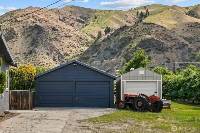 Garage and Storage Shed
