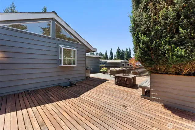 Outdoor enjoyment is endless on your expansive deck.