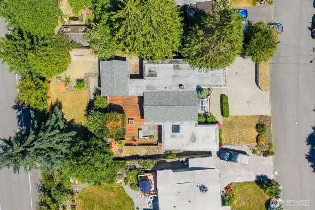 Situated on a 9514 square foot lot.