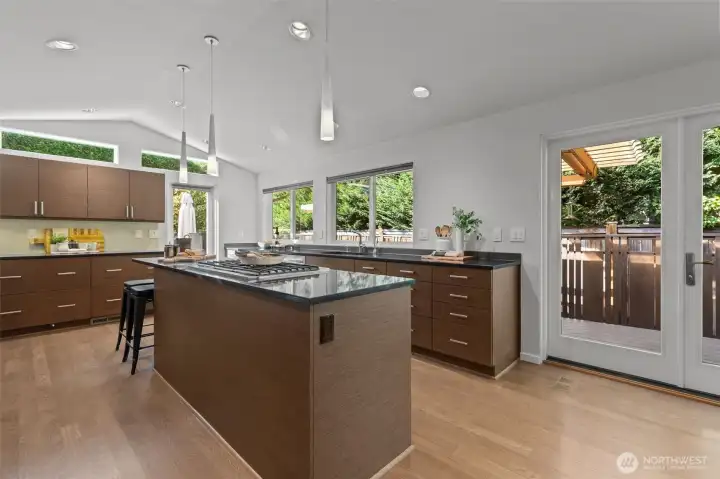 This thoughtfully designed and remodeled kitchen checks every box. It's perfect for cooking for one or one dozen with plenty of workspaces.