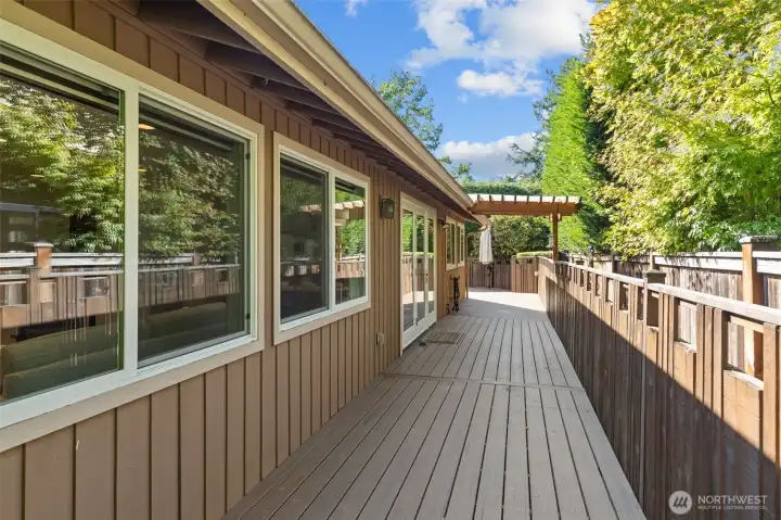 A gardener's delight, this home comes with drip irrigation so you can keep your garden alive all summer - even if you go on vacation.