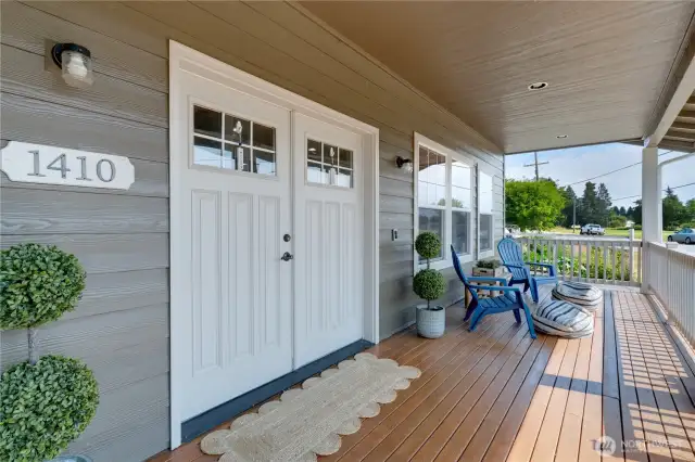 French door entrance!