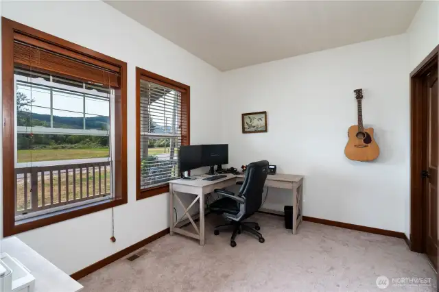 Main floor bedroom/office space.