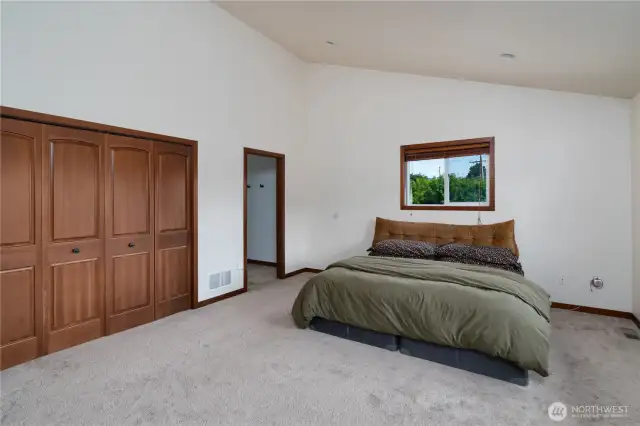 Primary bedroom, large walk in closet and Primary en-suite bath just to the left.