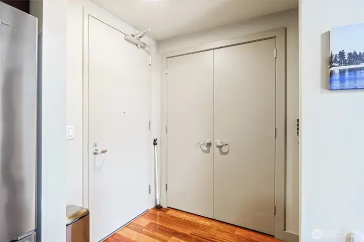 Unit Entry Coat Closet