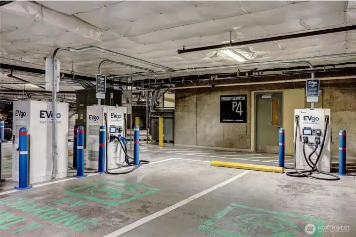 DC Fast Charging in Garage