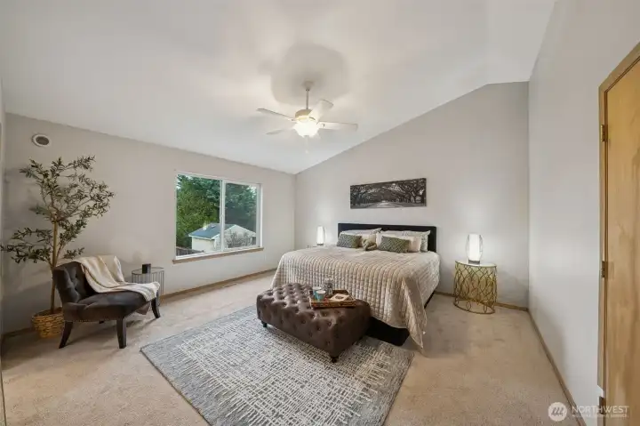 Double doors to Primary bedroom