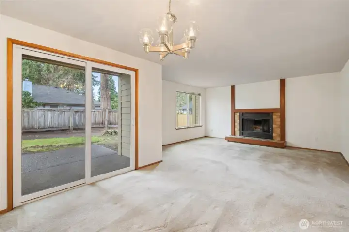 Enjoy your private patio space