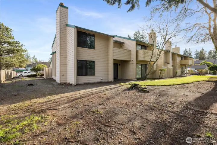 enjoy the privacy of this backyard