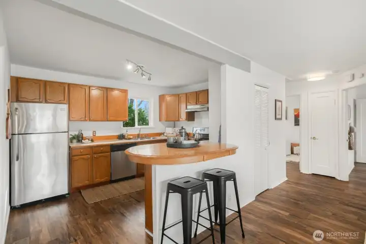 Large and open kitchen space