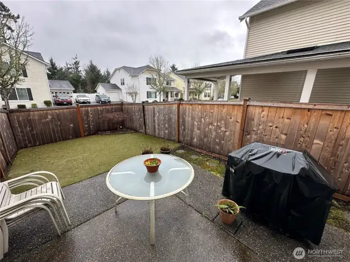 Rear yard