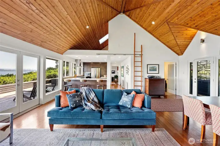 Contemporary open concept living