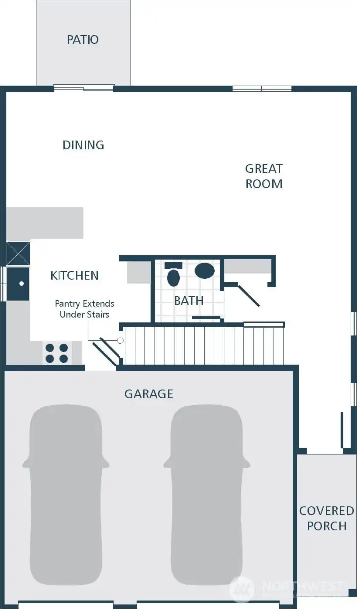 Photographs are for illustrative purposes only. Features, finishes, interior/exterior colors, landscaping and floorplan shown may vary from actual homes built