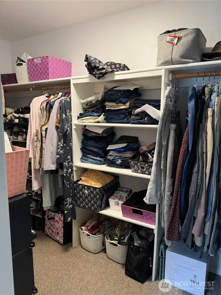 Walk-in closet off the Primary bath.