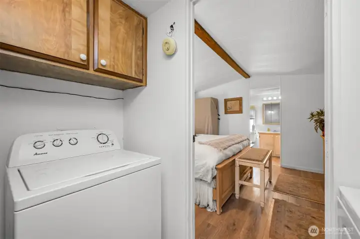 Laundry Room - just before entry to the primary.