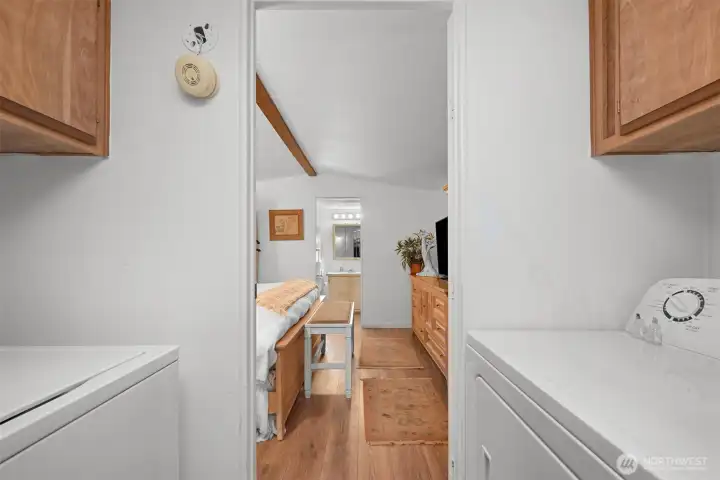 Laundry Room - just before entry to the primary.