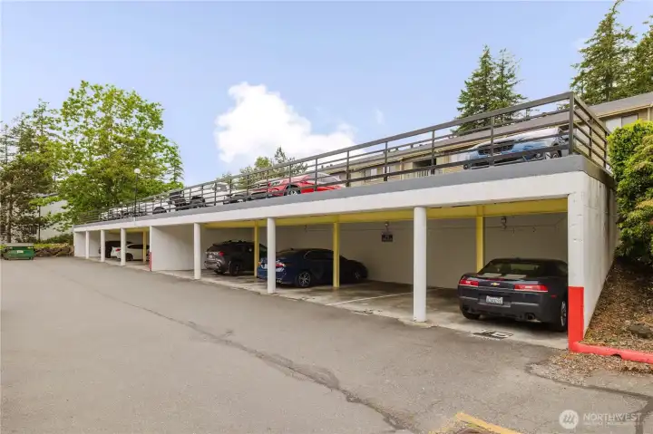 Your covered Parking Spot. One is included, with option to purchase more. Also guest parking> Your covered Parking Spot. One is included, with option to purchase more. Also guest parking>