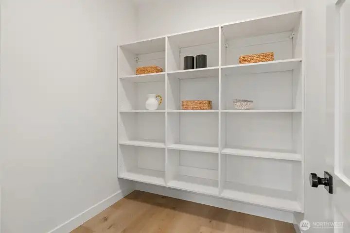 Large pantry off kitchen
