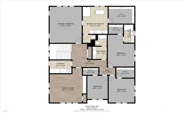 Floor plan top level. Wonderful floor plan with seamless flow throughout! Large gracious rooms. 3,880 square feet on TWO LEVELS. NOT TWO STORYS WITH A BASEMENT. NOT 3 STORIES. This home is 2 STORIES!!! So wonderful large footprint with great flow throughout!!! Most new construction is 3 stories or 2 stories with a basement! Not this home. This home is GREAT!!!!