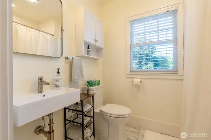 Lower level full bath