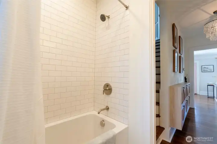 Lower level full bath