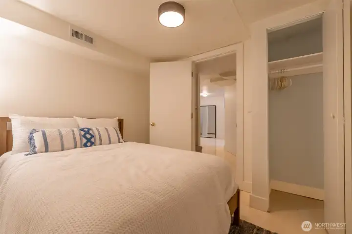 Basement bedroom