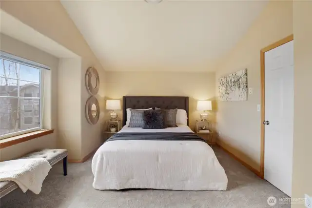 All of the carpet in this home has been replaced.  New paint, new carpet, all you have to do is move in!