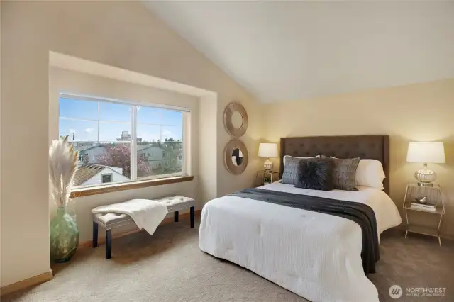 This townhome has fabulous oversized windows!